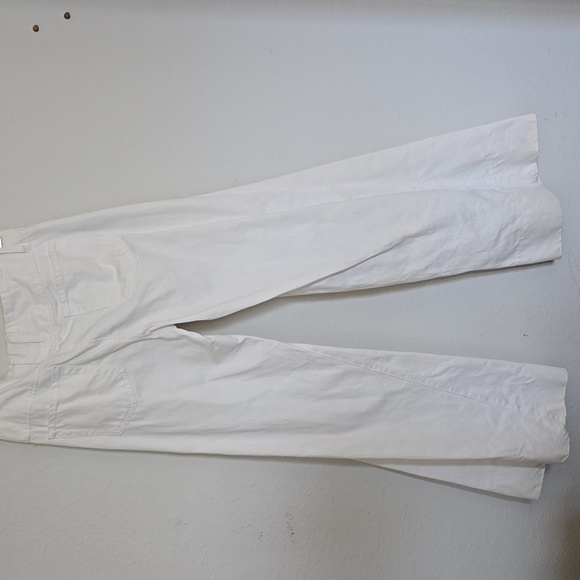 Vintage Y2K Cache Elegant White Wide Leg Denim Jeans Size 8 - Picture 4 of 11